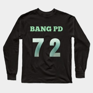 Bang PD 72 (BTS Bangtan Soyeondan HYBE Producer / Founder) Long Sleeve T-Shirt